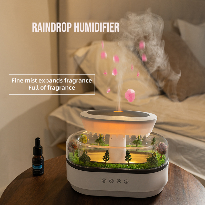 Raindrop Humidifier (Humidificador de aroma con forma de gota de lluvia)