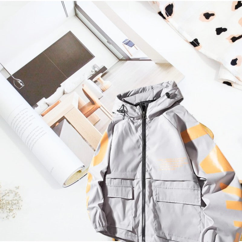 Hip Hop Bloom Jacket for Men - Trendy Oversized Style