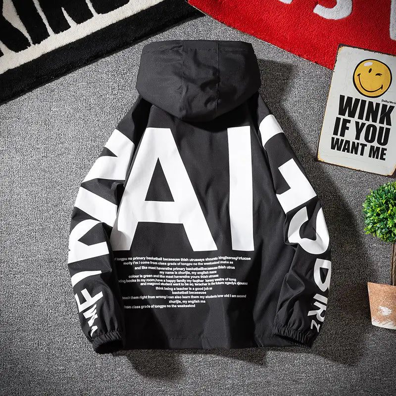 Hip Hop Bloom Jacket for Men - Trendy Oversized Style
