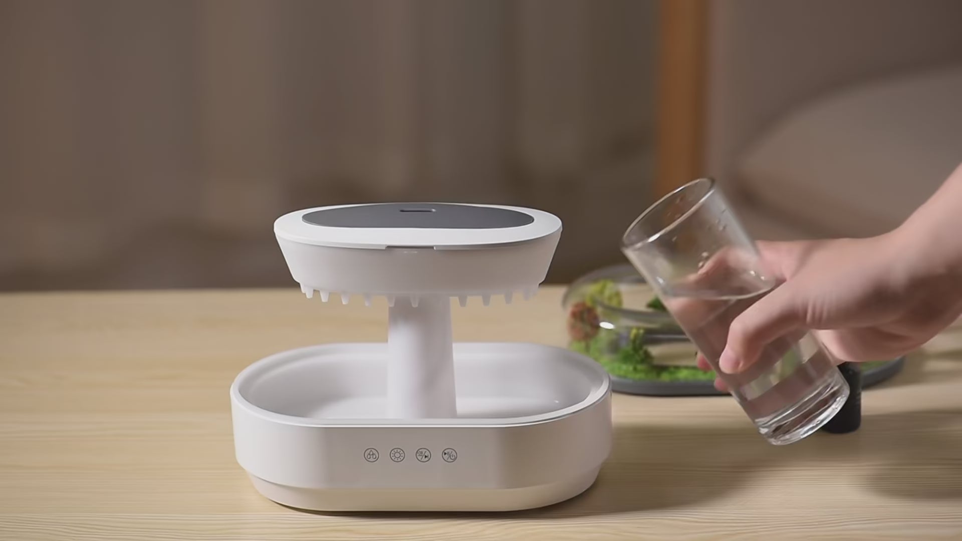 Raindrop Humidifier (Humidificador de aroma con forma de gota de lluvia)